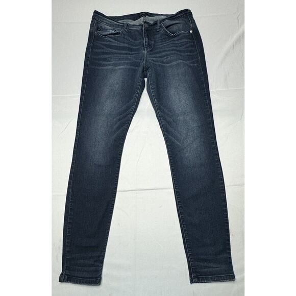 Judy Blue Women's Dark Wash Skinny Fit Stretch Jeans - Size 15 (32x29) - Picture 1 of 7